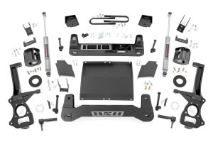 GMC Sierra 1500 Suspension Lift Kit - Rough Country - Mono Leaf Rear, 6 Inch Lift - '19-'24